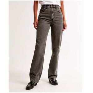 Abercrombie & Fitch Curve Love 90s Straight Jeans